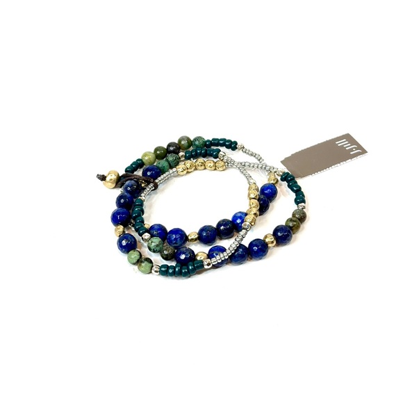 J.Jill Mixed Beaded Stretch Bracelet Set - NWT - Picture 7 of 7